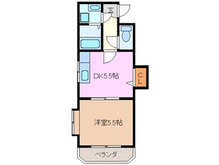 中川原駅 徒歩10分 3階の物件間取画像